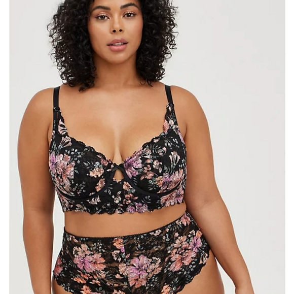 Torrid Unlined Longline Underwire Bralette, Size 3 - Picture 4 of 7